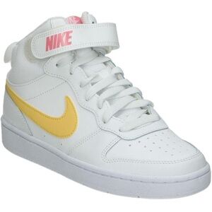 Nike Court Borough Mid White/Gold size 7Y